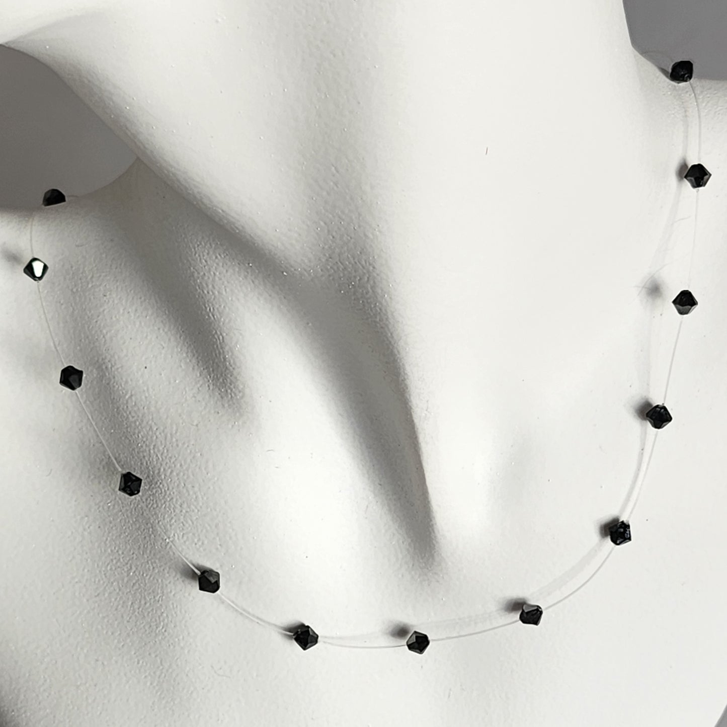 Collar Tanza Cristal Swarovski Elements Biconos 4mm Varios Colores