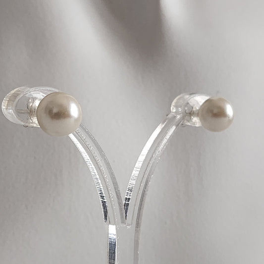 Par Aros Perla 8mm Plata 925 Austria Premium