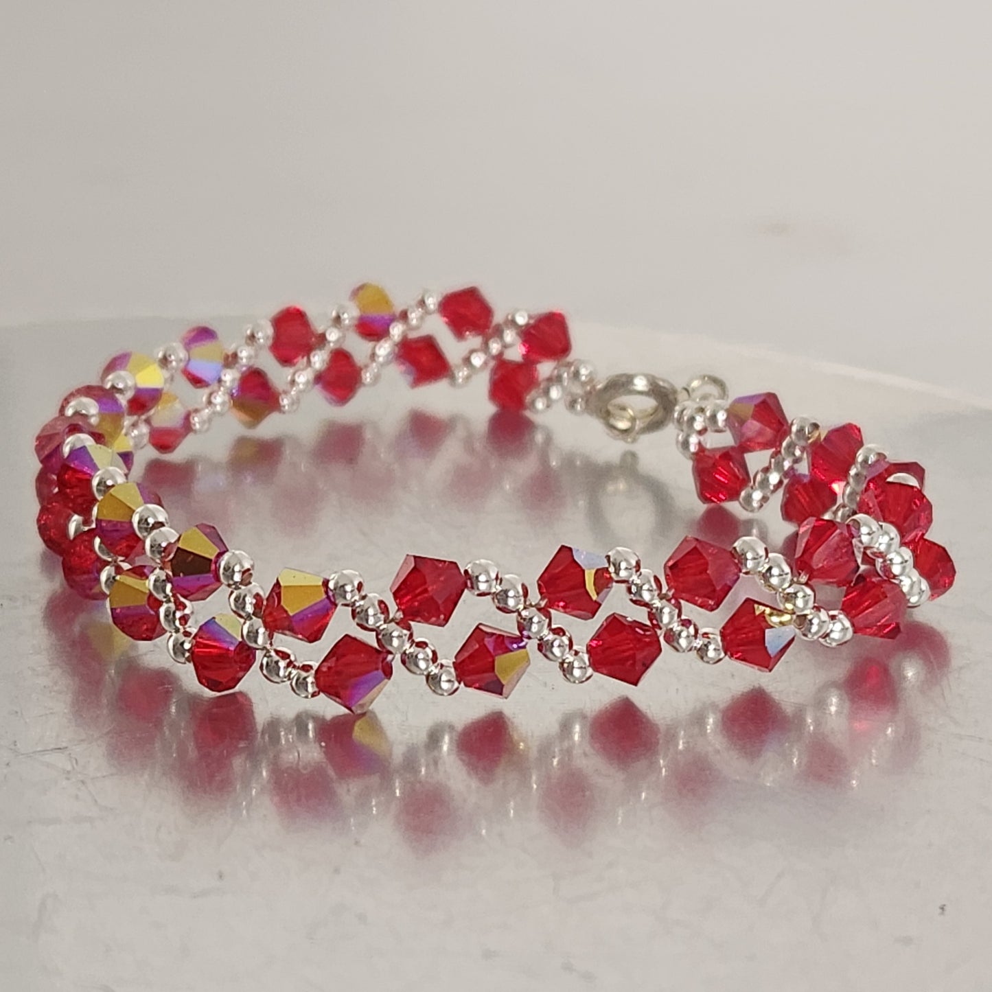 Pulsera MAR Cristal Swarovski Elements Plata 925 Varios Colores