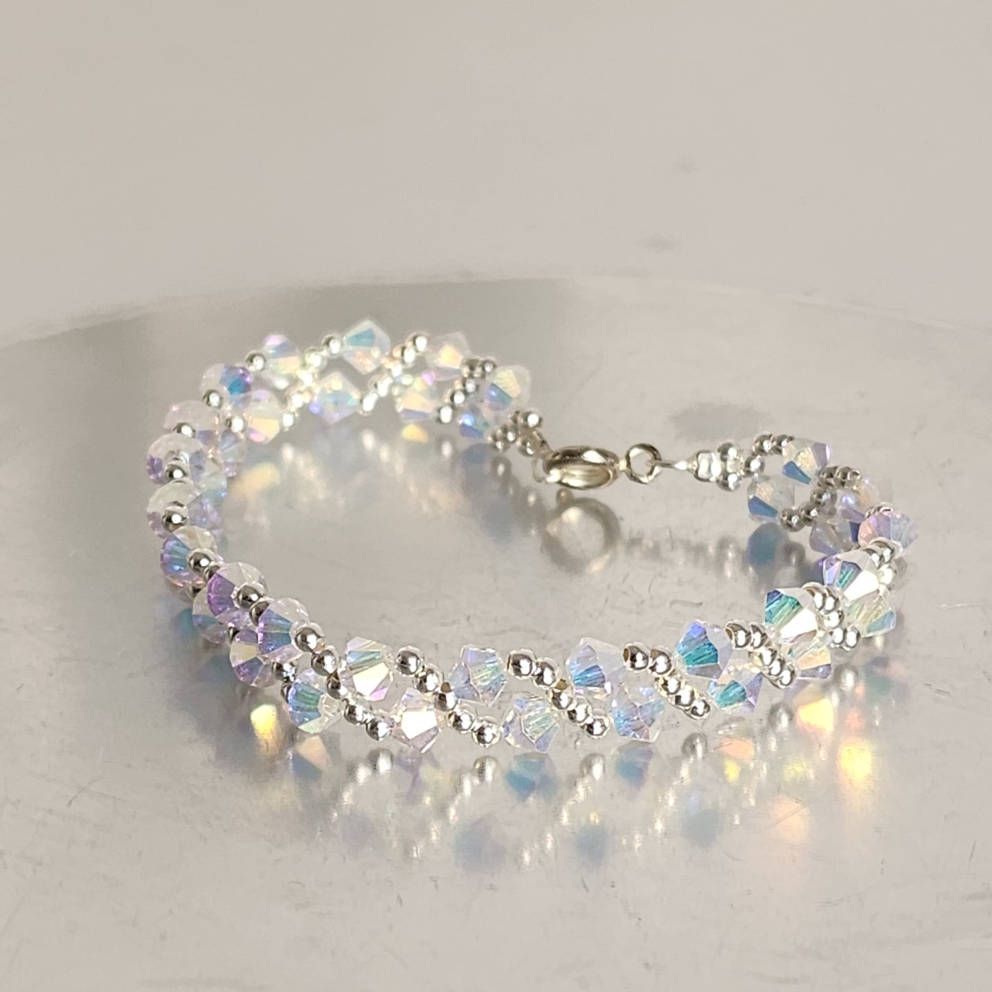 Pulsera MAR Cristal Swarovski Elements Plata 925 Varios Colores