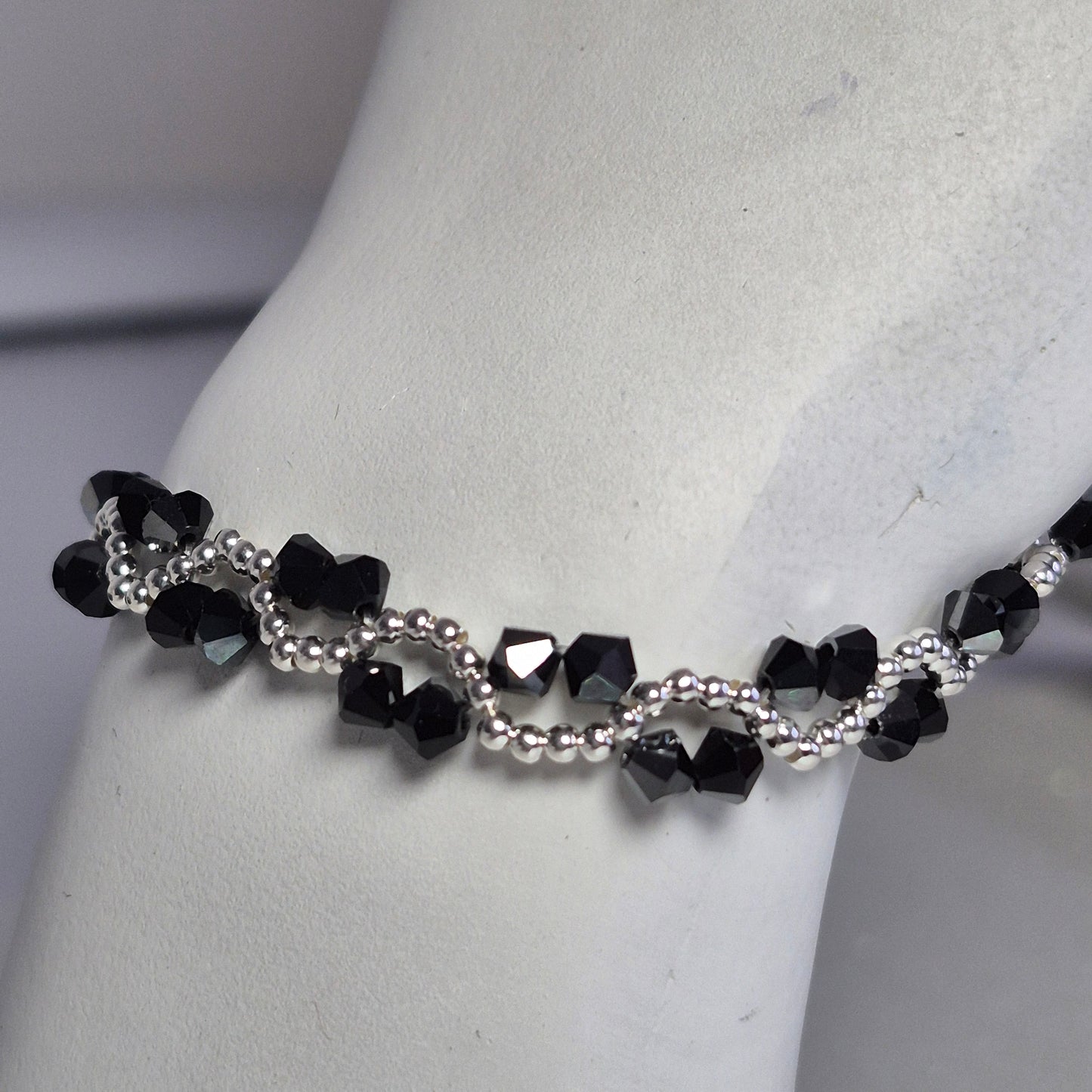 Pulsera ONDAS Cristal Swarovski Elements Plata 925 Colores