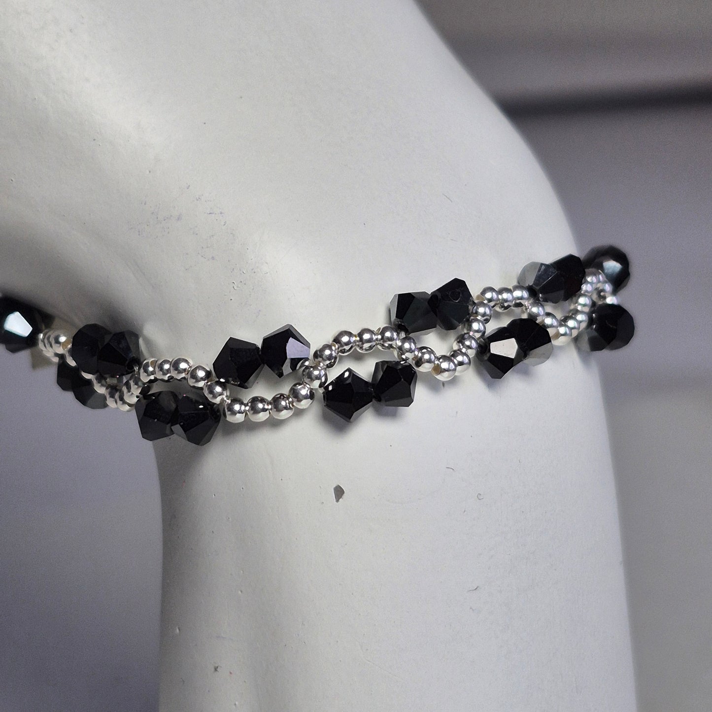 Pulsera ONDAS Cristal Swarovski Elements Plata 925 Colores