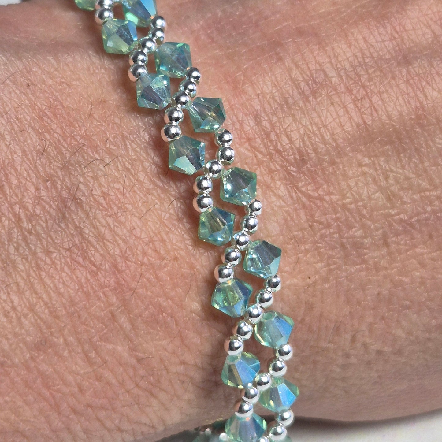 Pulsera MAR Cristal Swarovski Elements Plata 925 Varios Colores