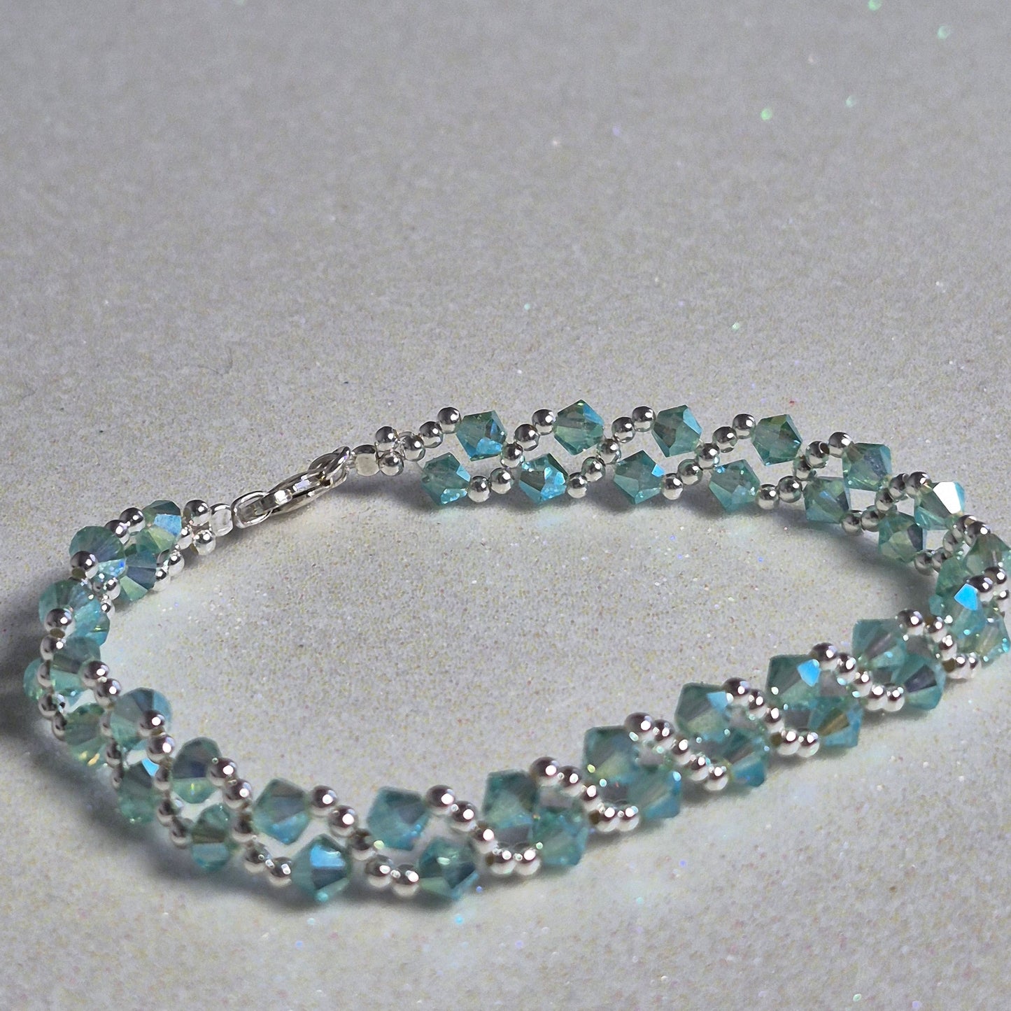 Pulsera MAR Cristal Swarovski Elements Plata 925 Varios Colores