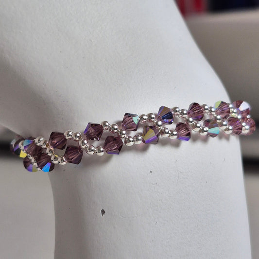 Pulsera MAR Cristal Swarovski Elements Plata 925 Varios Colores