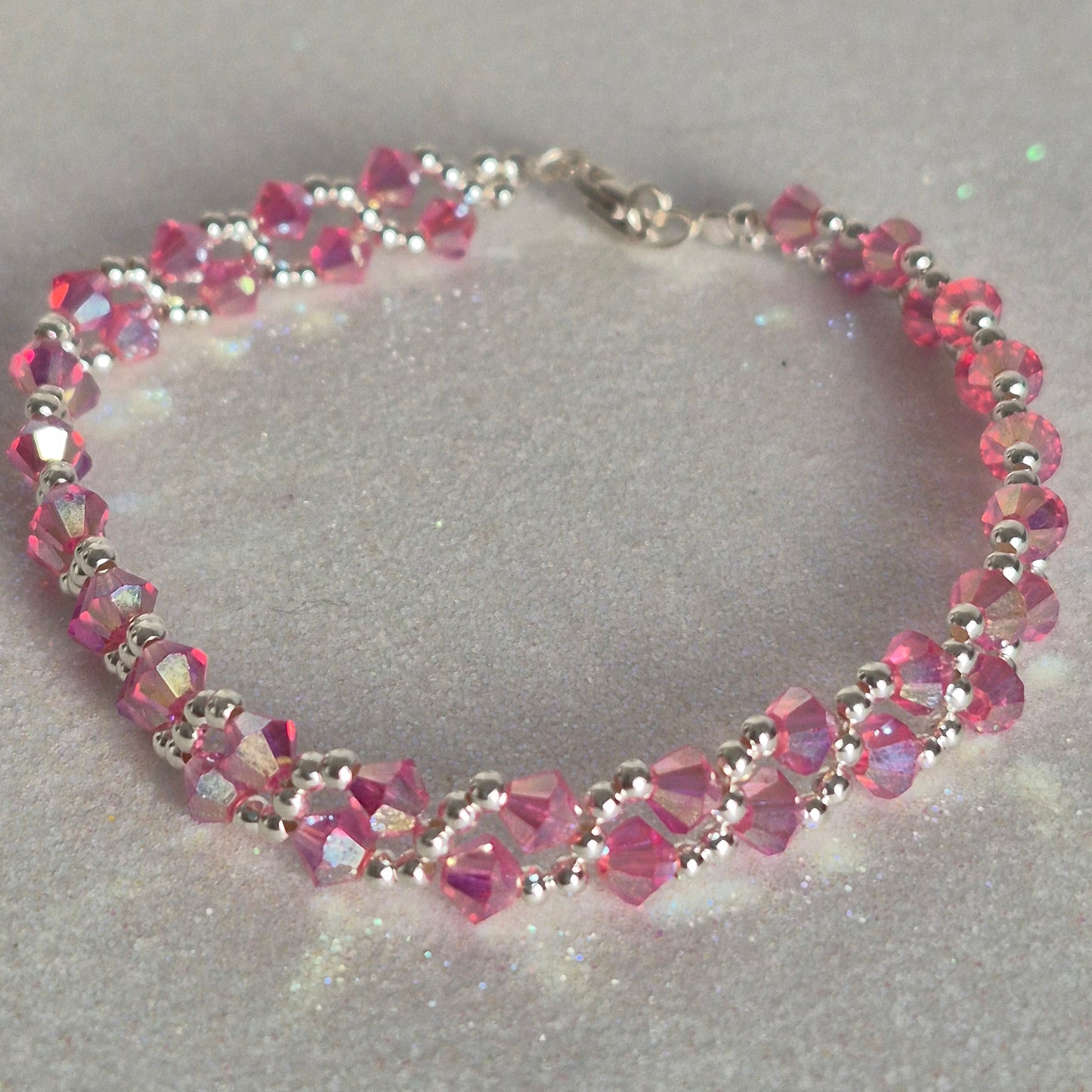 Pulsera MAR Cristal Swarovski Elements Plata 925 Varios Colores