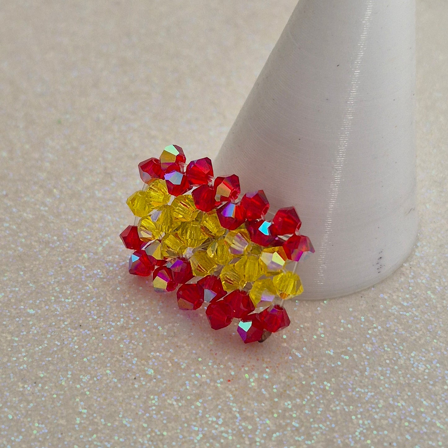 Pin Bandera España Cristal Swarovski Elements 3mm