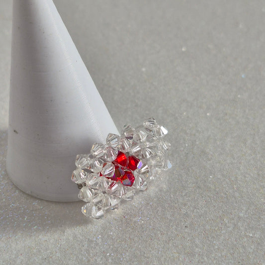 Pin Bandera Japon Cristal Swarovski Elements 3mm