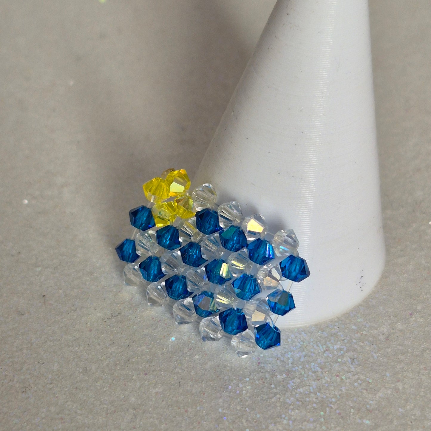 Pin Bandera Uruguay Cristal Swarovski Elements 3mm