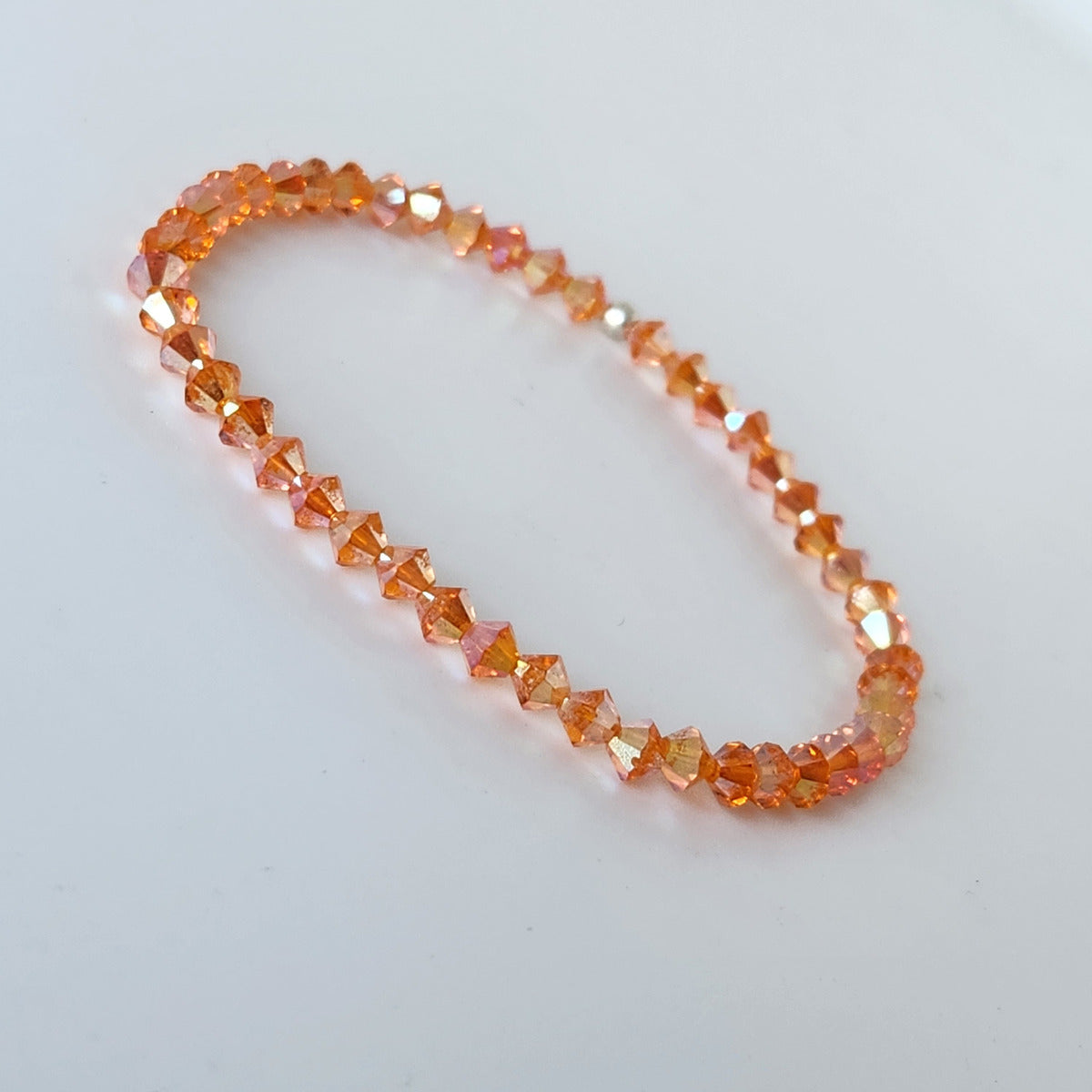 Pulsera Cristal Swarovski Elastizada Pedí Tu Color