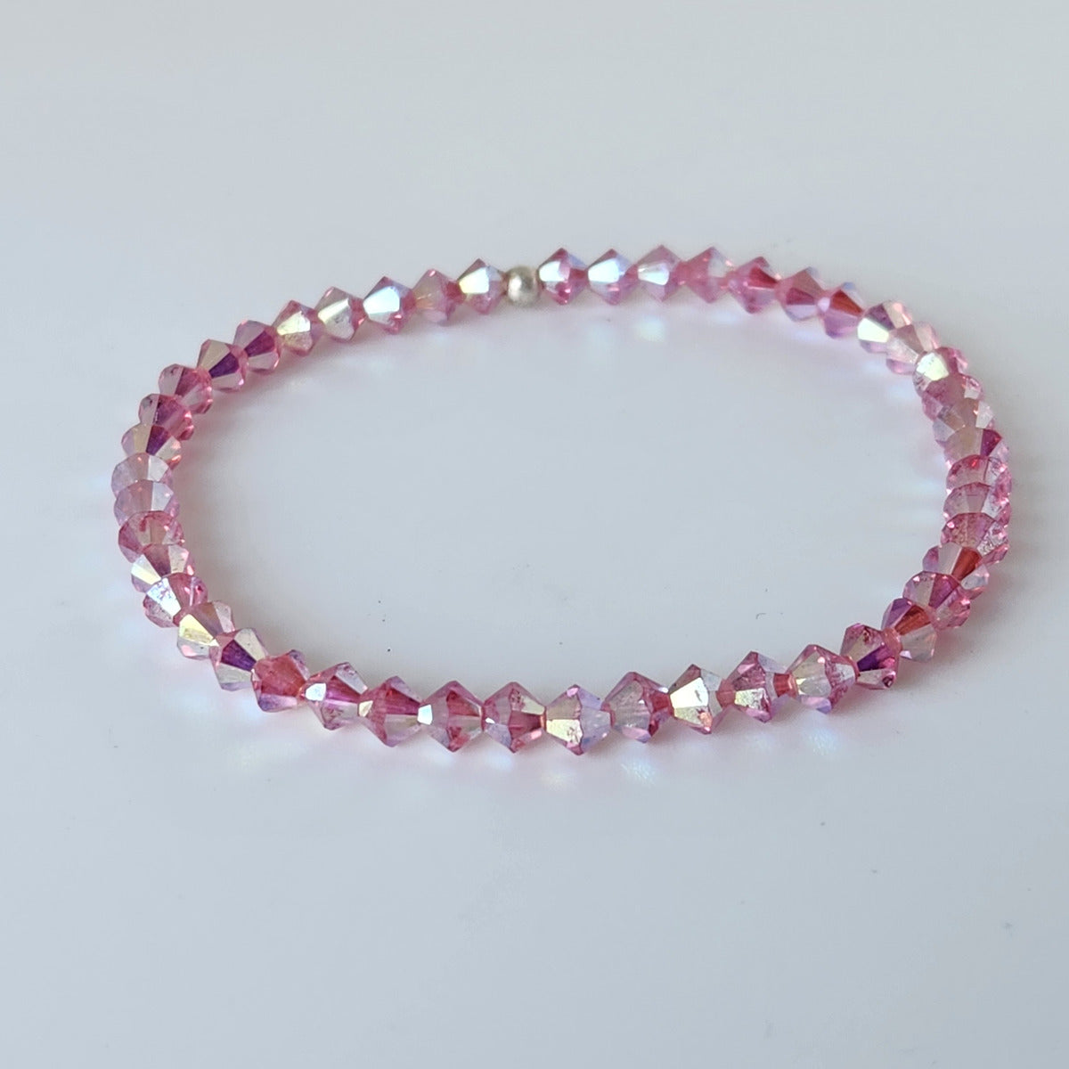 Pulsera Cristal Swarovski Elastizada Pedí Tu Color
