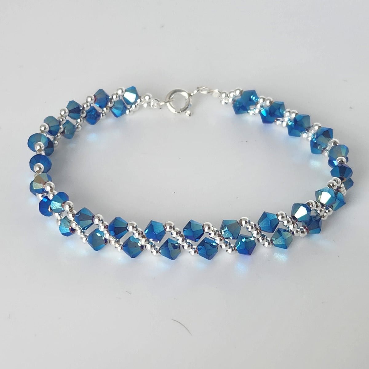 Pulsera MAR Cristal Swarovski Elements Plata 925 Varios Colores