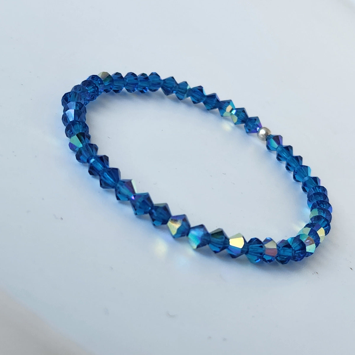 Pulsera Cristal Swarovski Elastizada Pedí Tu Color