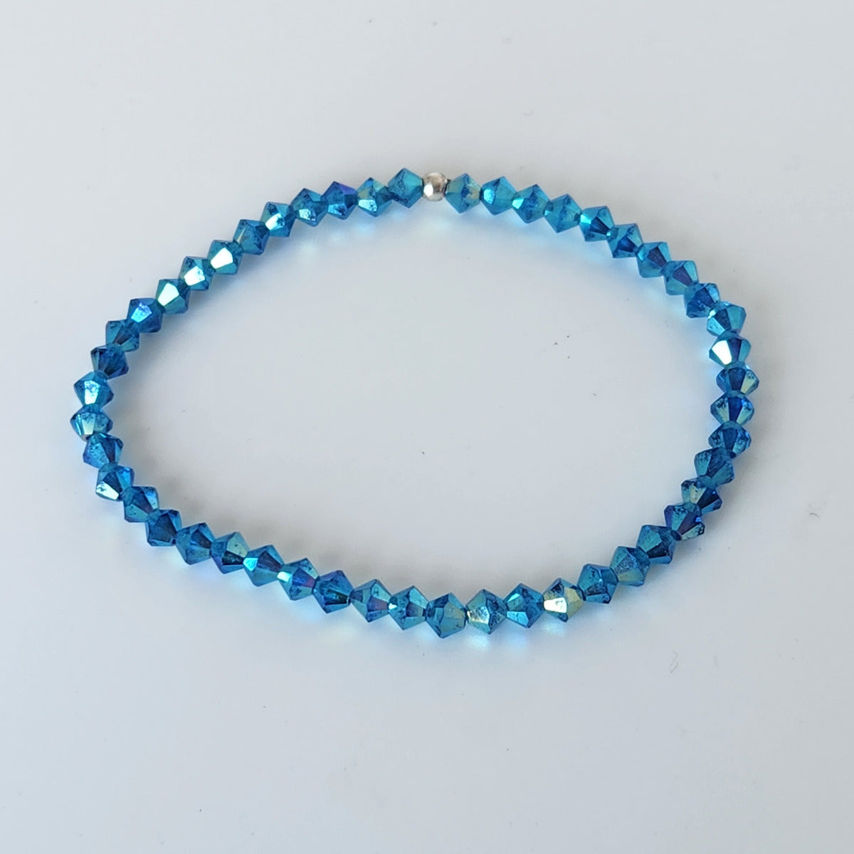 Pulsera Cristal Swarovski Elastizada Pedí Tu Color