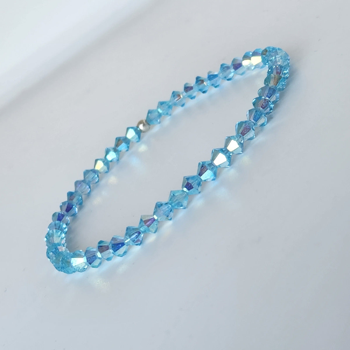 Pulsera Cristal Swarovski Elastizada Pedí Tu Color
