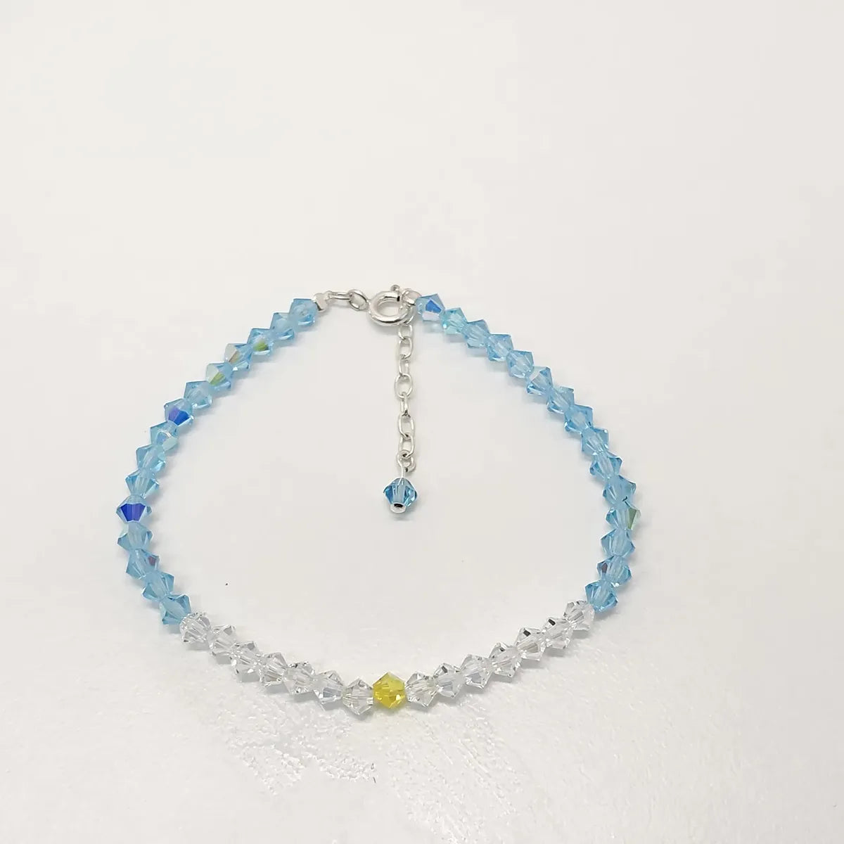 Pulsera ALMA Cristal Swarovski 4mm ARGENTINA Plata 925