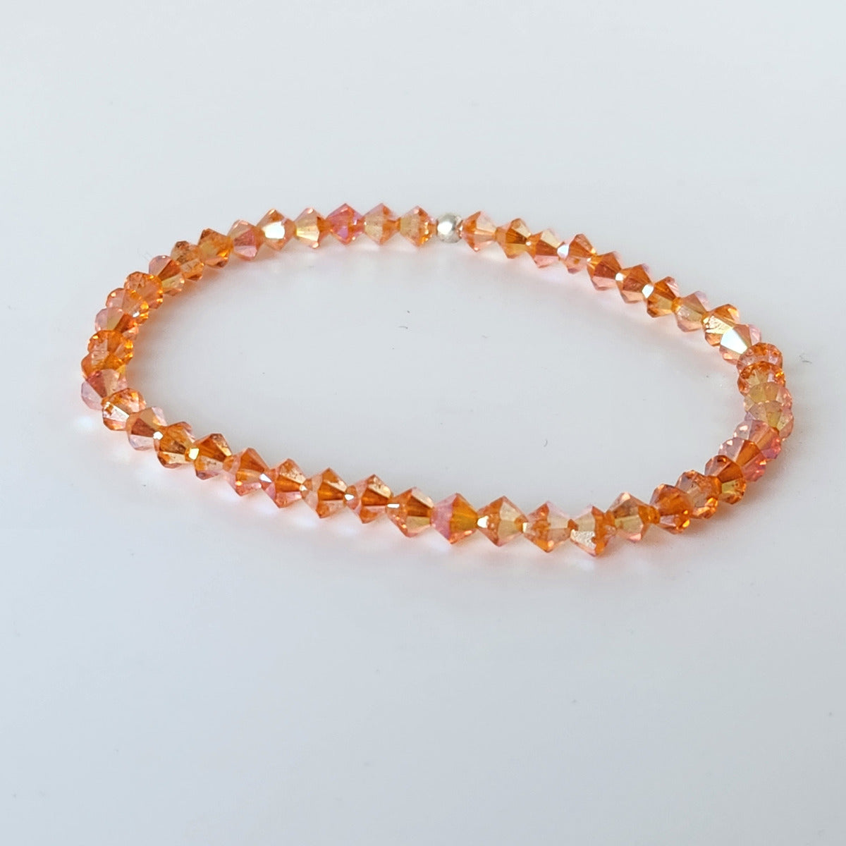 Pulsera Cristal Swarovski Elastizada Pedí Tu Color