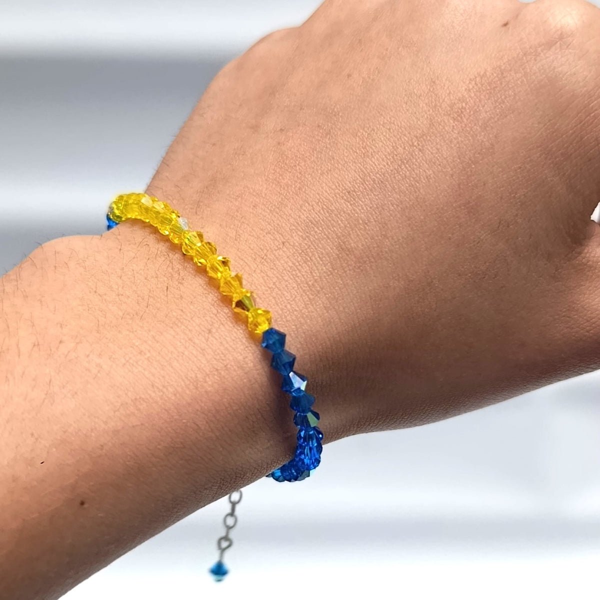 Pulsera ALMA Cristal Swarovski 4mm BOCA JRS en Plata 925