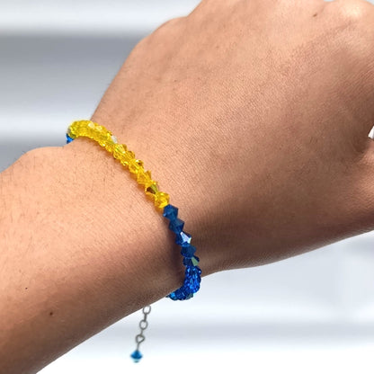 Pulsera ALMA Cristal Swarovski 4mm BOCA JRS en Plata 925