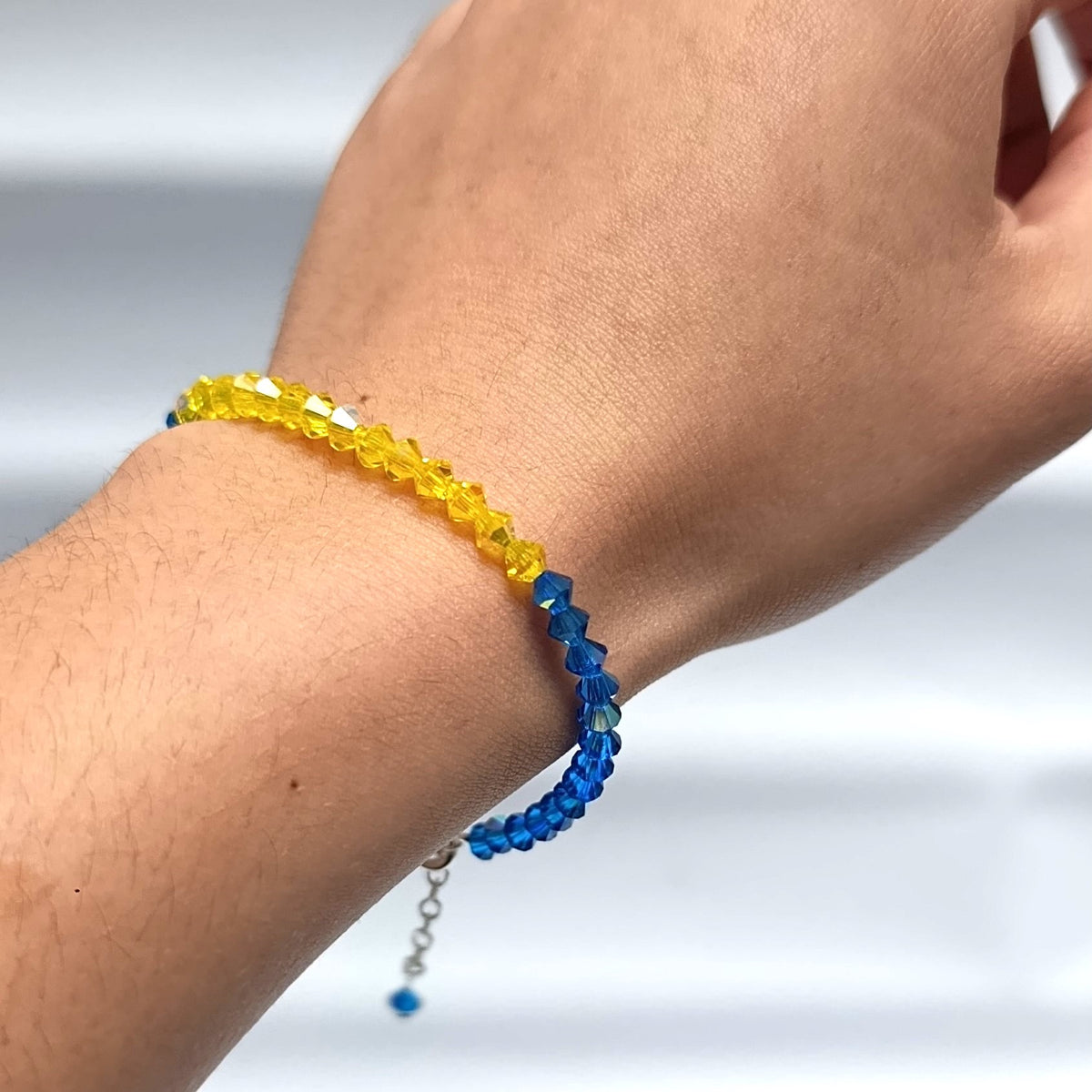 Pulsera ALMA Cristal Swarovski 4mm BOCA JRS en Plata 925