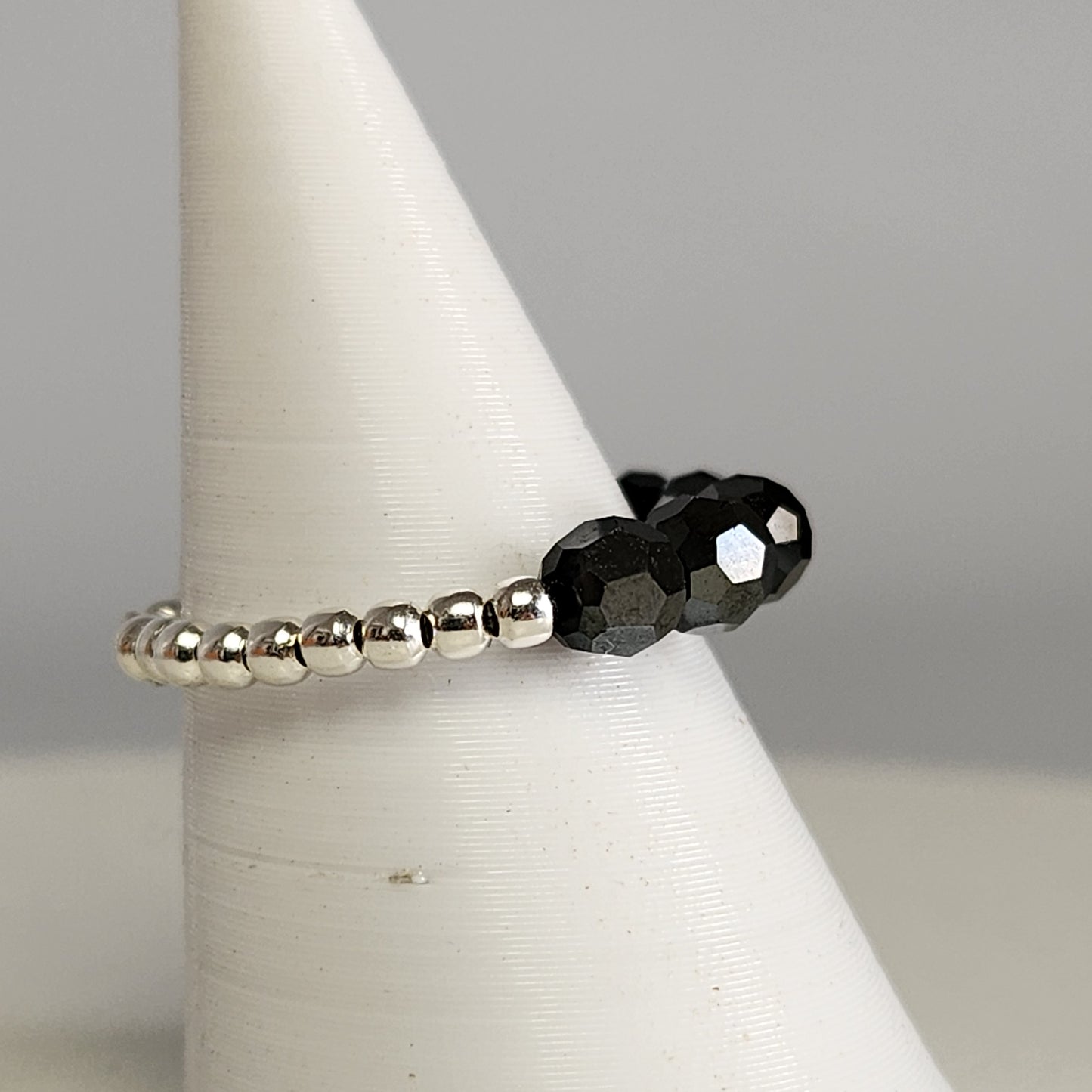 Anillo Cintillo Con Cristal Swarovski Elements Plata 925 Elastizados