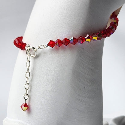 Pulsera ALMA Cristal Swarovski 4mm Light Siam