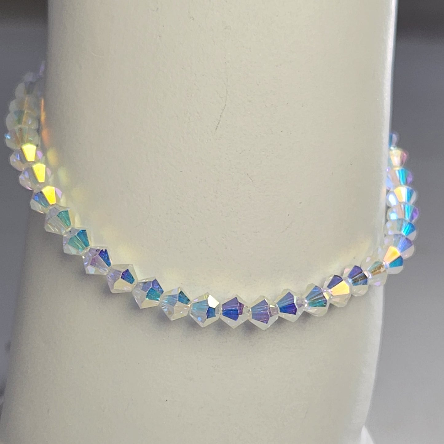 Pulsera ALMA Cristal Swarovski 4mm Crystal ab 2x