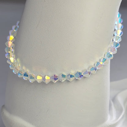 Pulsera ALMA Cristal Swarovski 4mm Crystal ab 2x