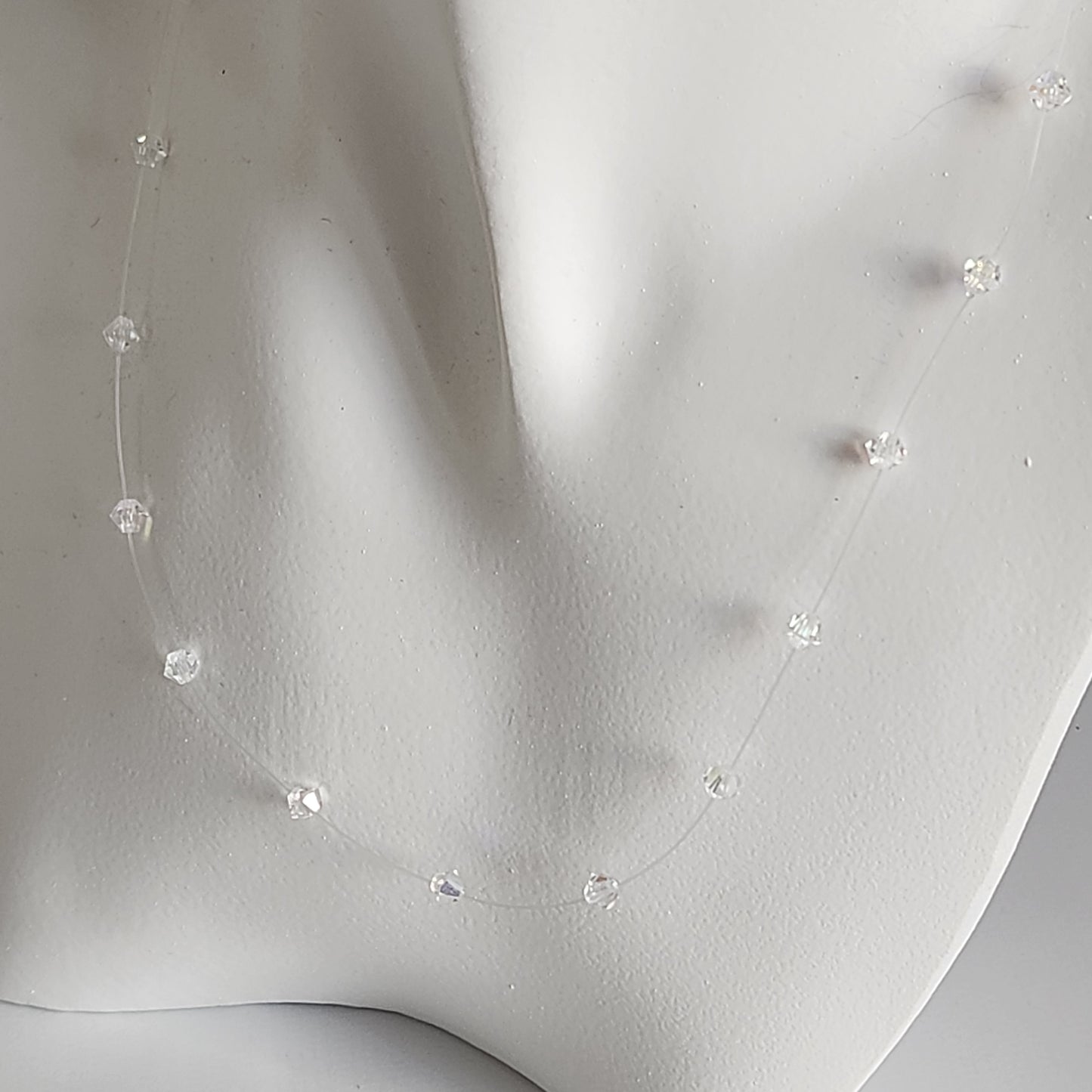 Collar Tanza Cristal Swarovski Elements Biconos 4mm Varios Colores