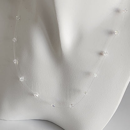 Collar Tanza Cristal Swarovski Elements Biconos 4mm Varios Colores