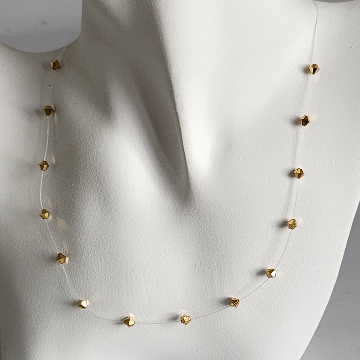 Collar Tanza Cristal Swarovski Elements Biconos 4mm Varios Colores