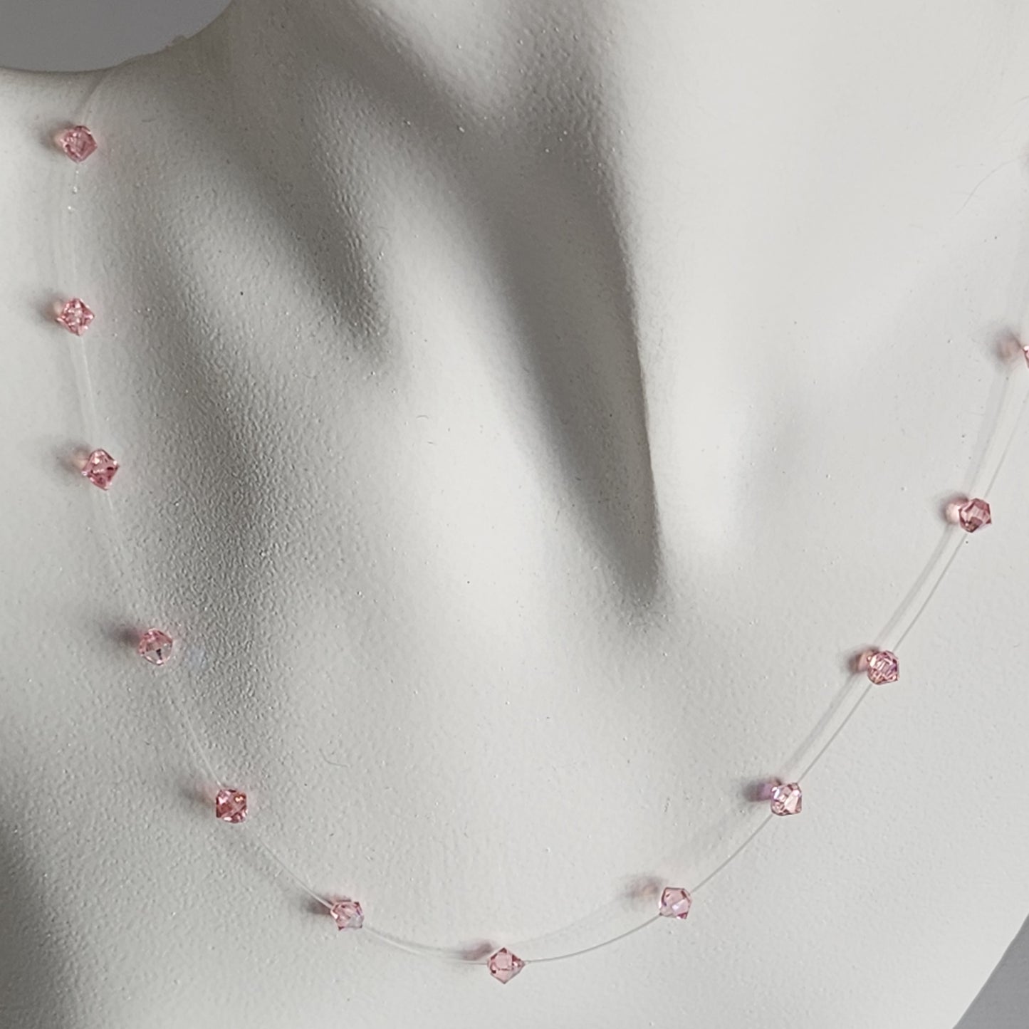 Collar Tanza Cristal Swarovski Elements Biconos 4mm Varios Colores