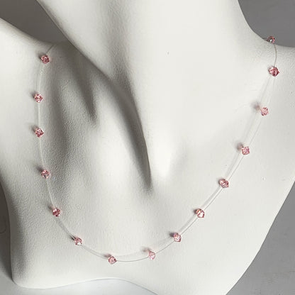 Collar Tanza Cristal Swarovski Elements Biconos 4mm Varios Colores