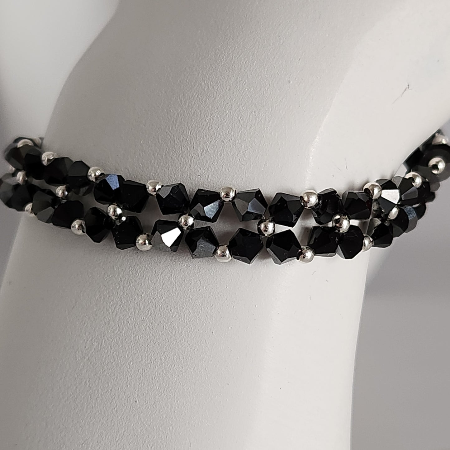Pulsera Abundancia Cristal Swarovski Elements 4mm Plata 925 Colores