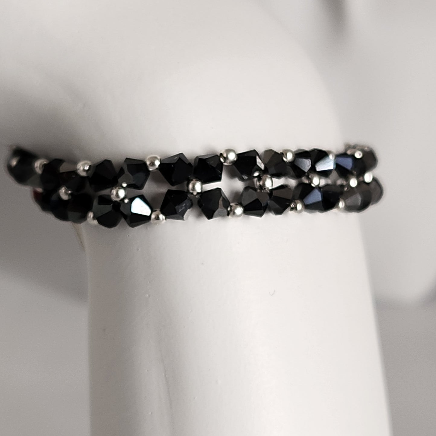 Pulsera Abundancia Cristal Swarovski Elements 4mm Plata 925 Colores