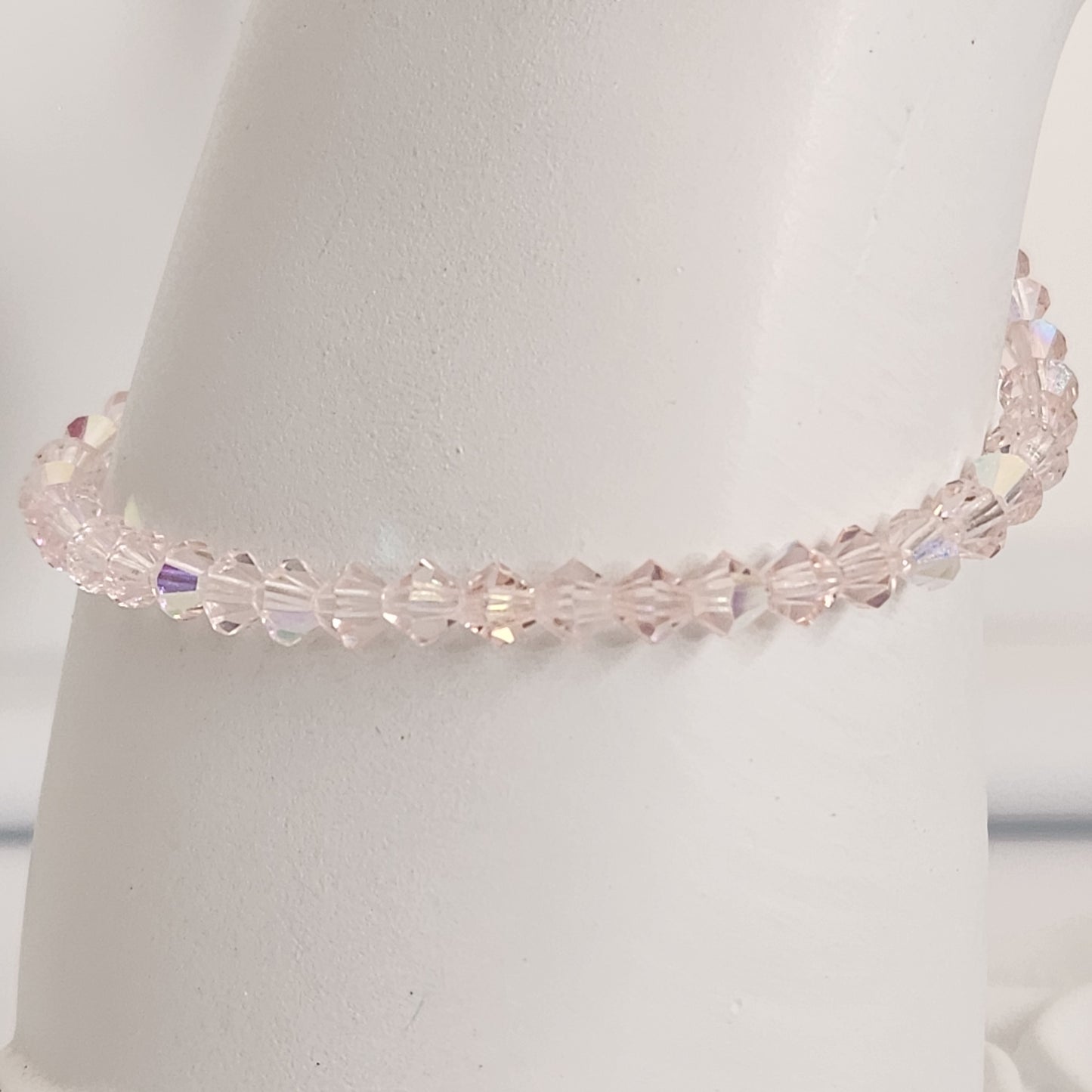 Pulsera ALMA Cristal Swarovski 4mm Light Rose