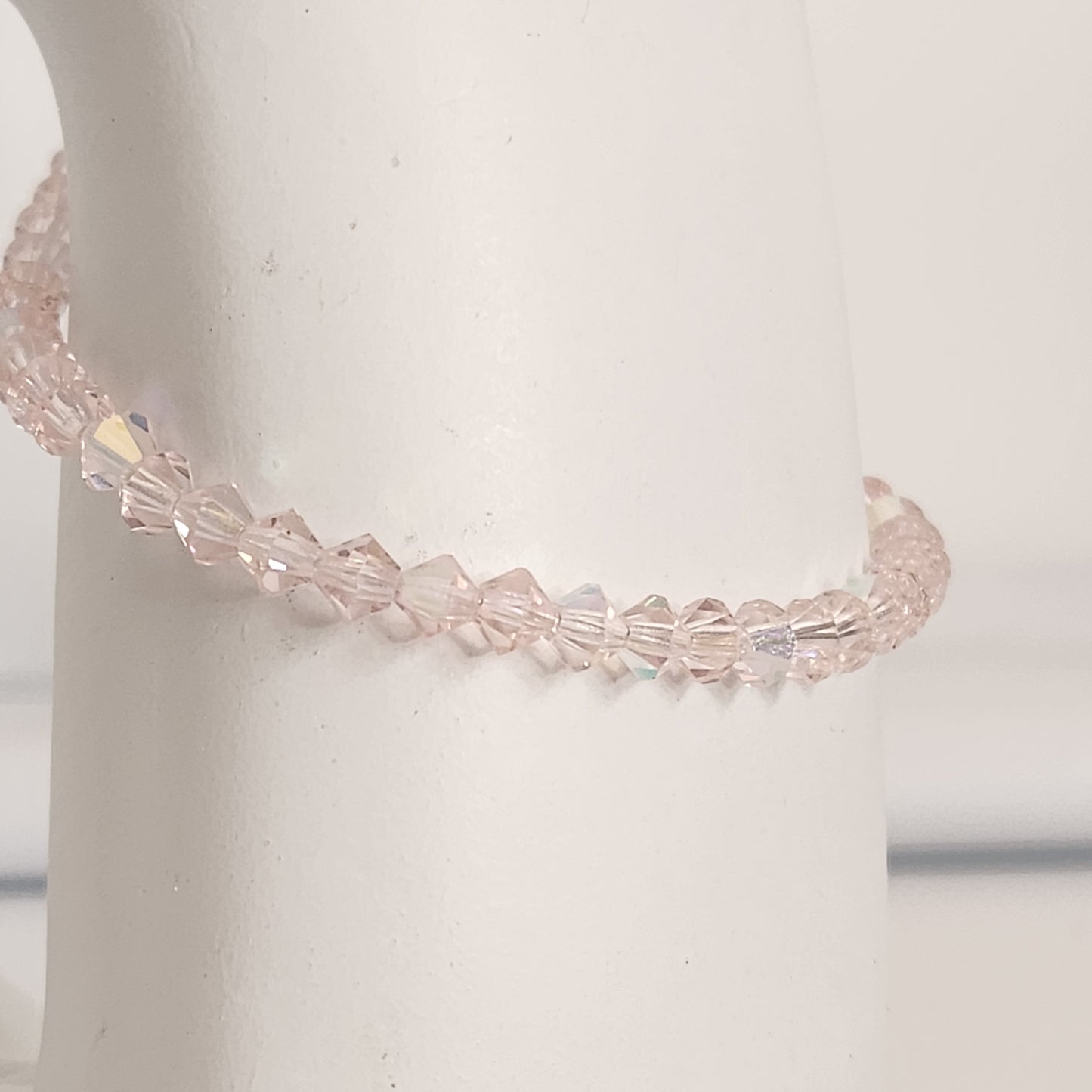 Pulsera ALMA Cristal Swarovski 4mm Light Rose