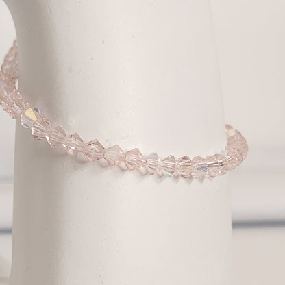 Pulsera ALMA Cristal Swarovski 4mm Light Rose