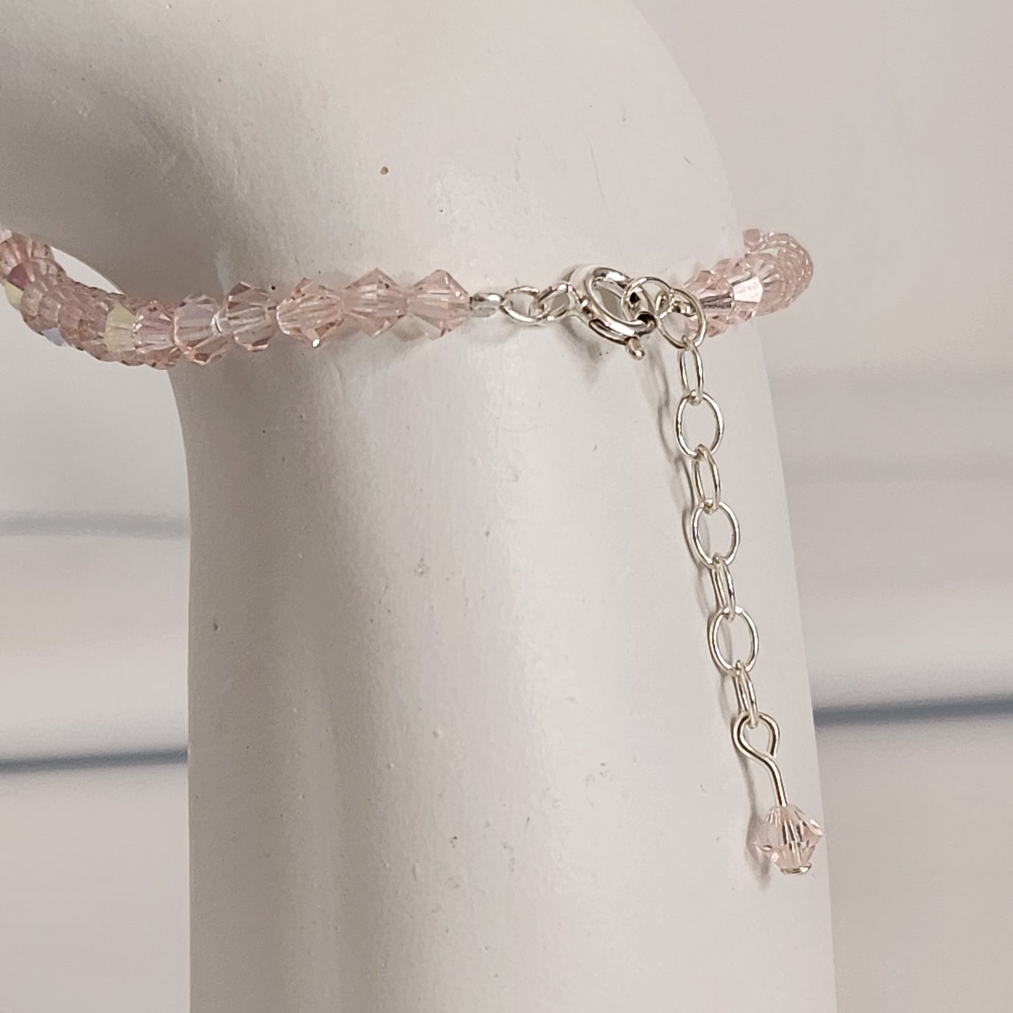 Pulsera ALMA Cristal Swarovski 4mm Light Rose