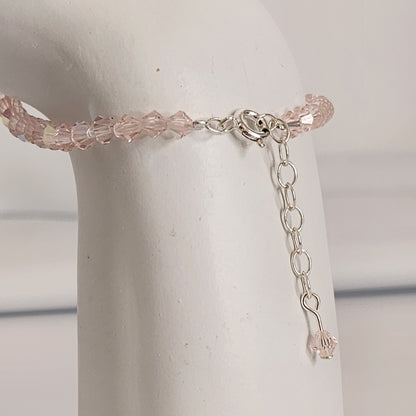 Pulsera ALMA Cristal Swarovski 4mm Light Rose