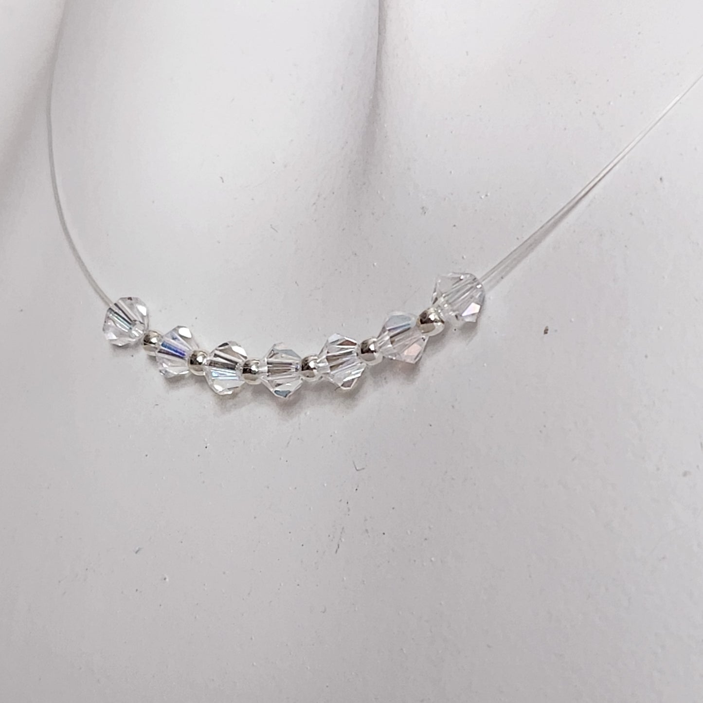 Collar Tanza Cristales Swarovski Colores 7 Chakras + Plata 925