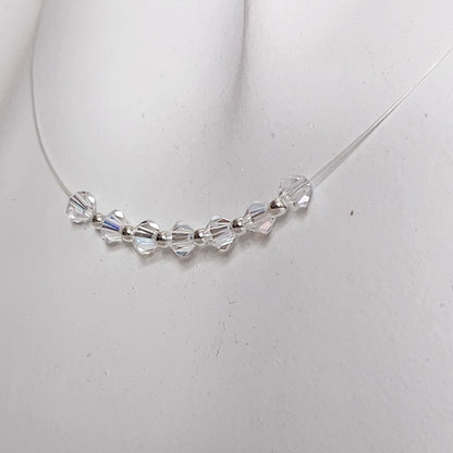 Collar Tanza Cristales Swarovski Colores 7 Chakras + Plata 925