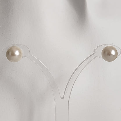Par Aros Perla 8mm Plata 925 Austria Premium