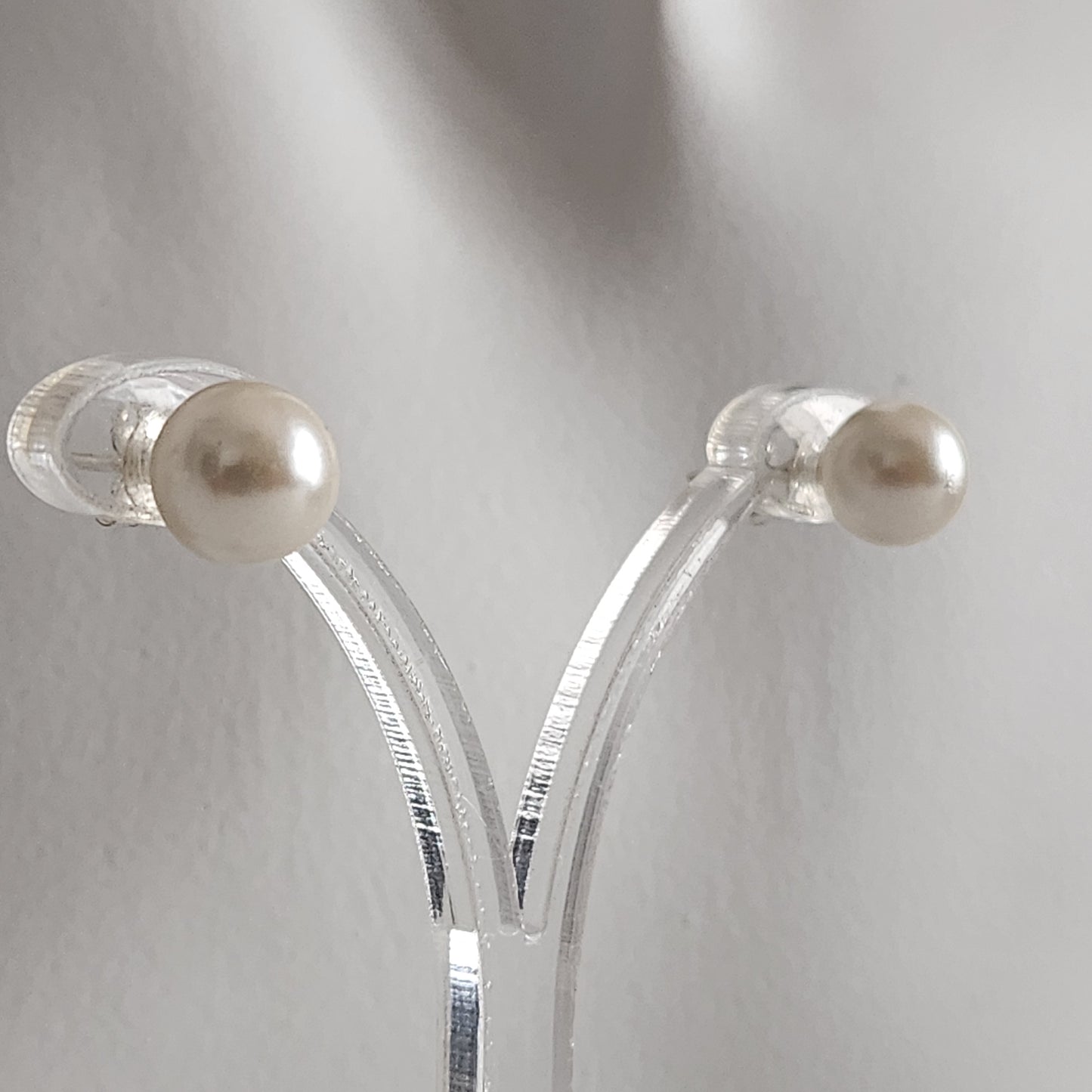 Par Aros Perla 8mm Plata 925 Austria Premium