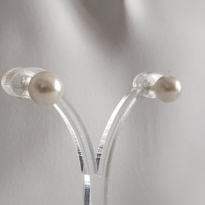 Par Aros Perla 8mm Plata 925 Austria Premium