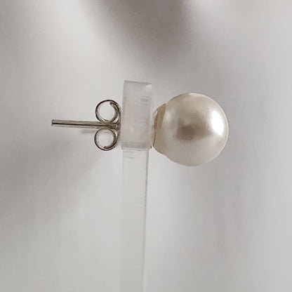 Par Aros Perla 8mm Plata 925 Austria Premium