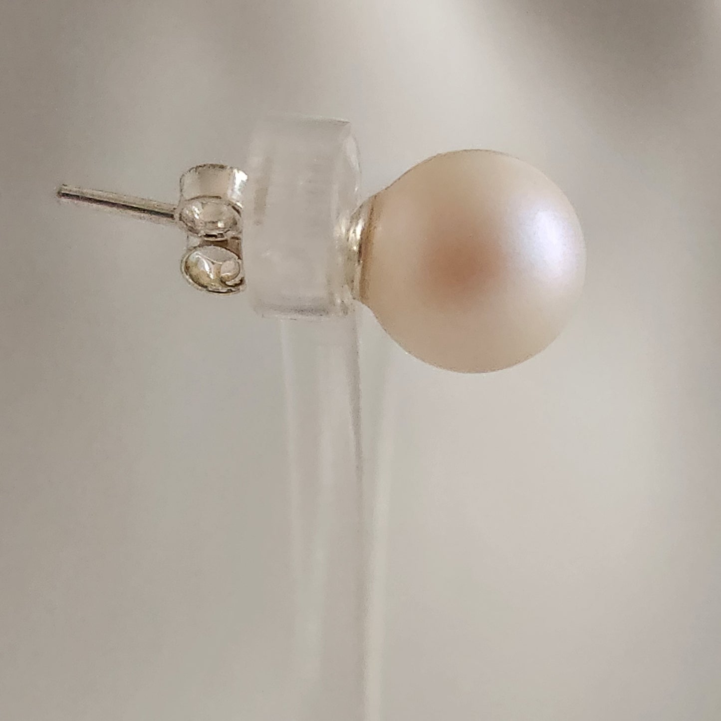 Par Aros Perla 8mm Plata 925 Austria Premium