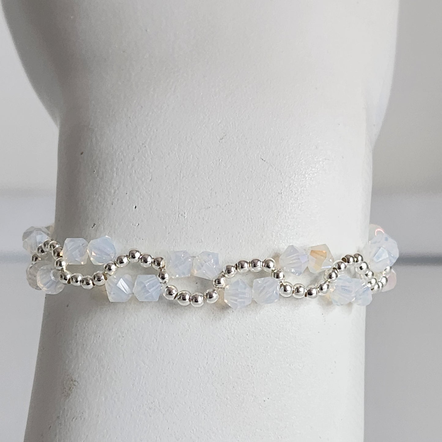 Pulsera ONDAS Cristal Swarovski Elements Plata 925 Colores