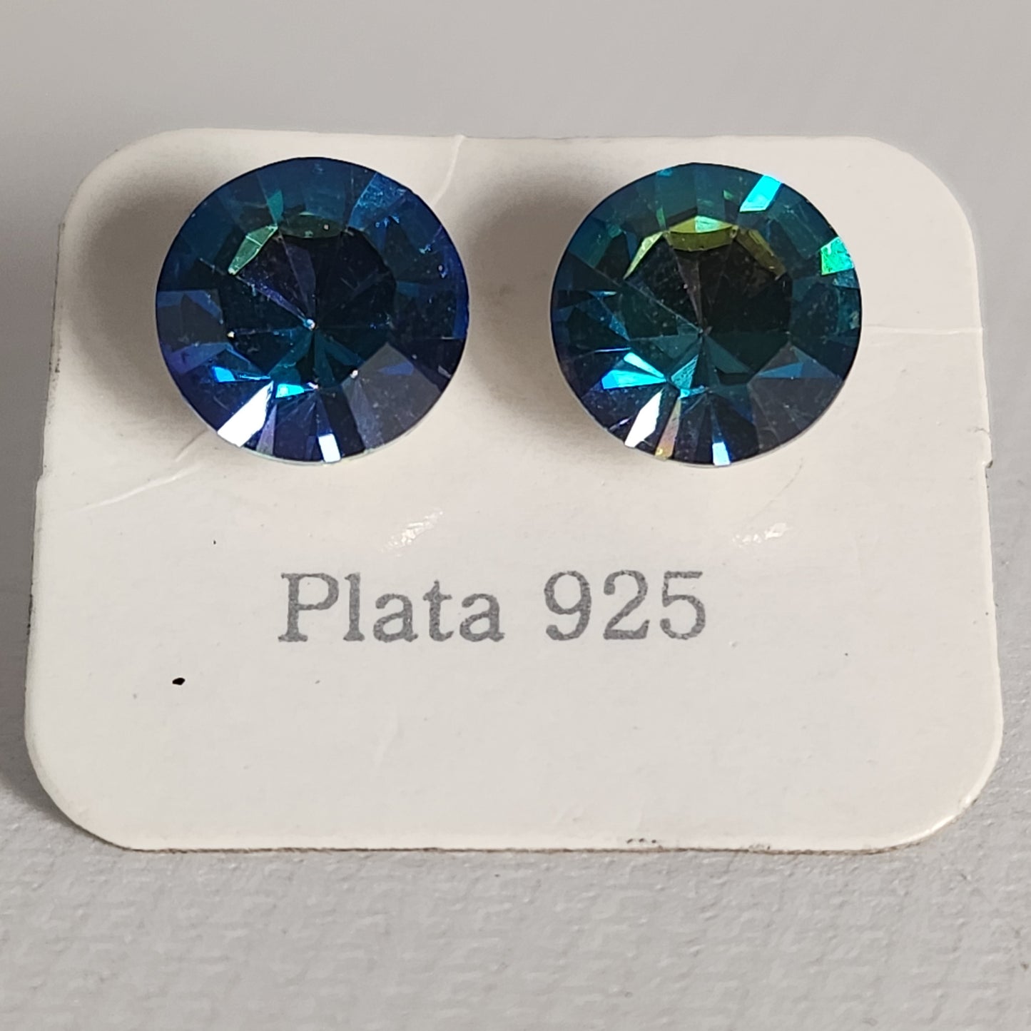 Aros Cristal Swarovski Elements Redondo 8mm Varios Colores No Cubic