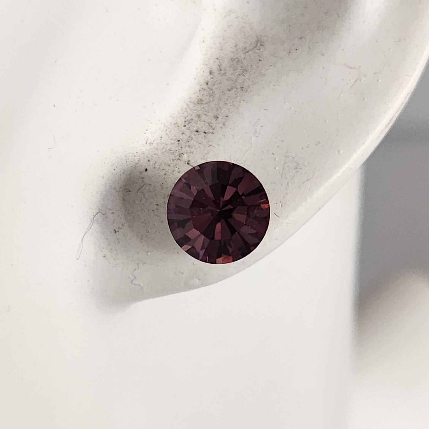 Aros Cristal Swarovski Elements Redondo 8mm Varios Colores No Cubic